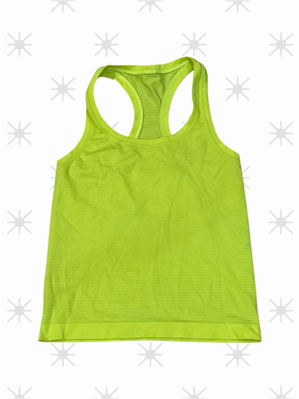 Lululemon Women Highlight Neon Yellow Swiftly Tech Racerback Tank Top 2.0 Race 2
